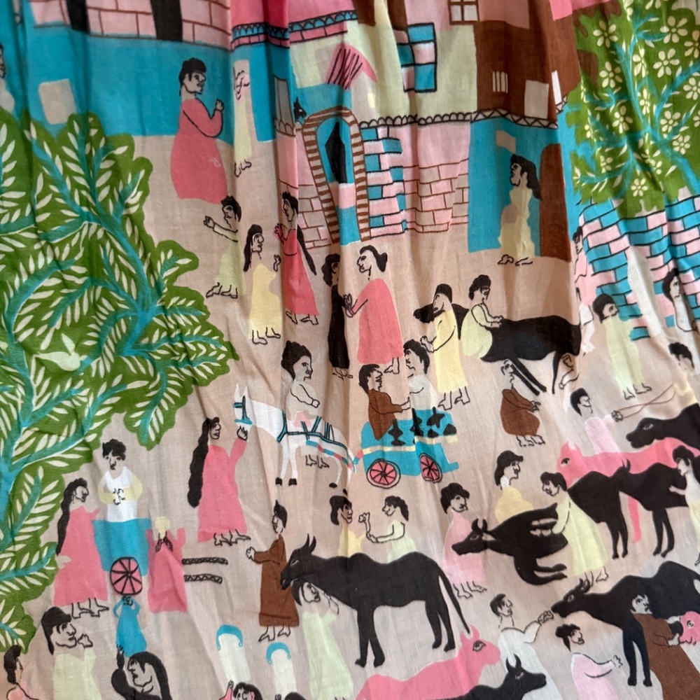NWT Vintage Anthropologie Bazaar 100% Cotton Dress Plenty by Tracy Reese 2 XS - Picture 6 of 13